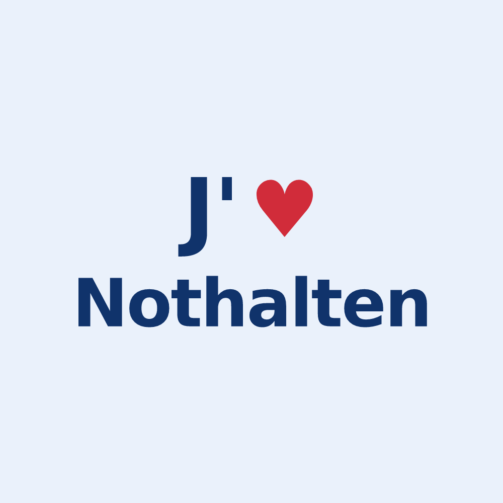 Sticker personnalisé Nothalten — design J'aime Nothalten