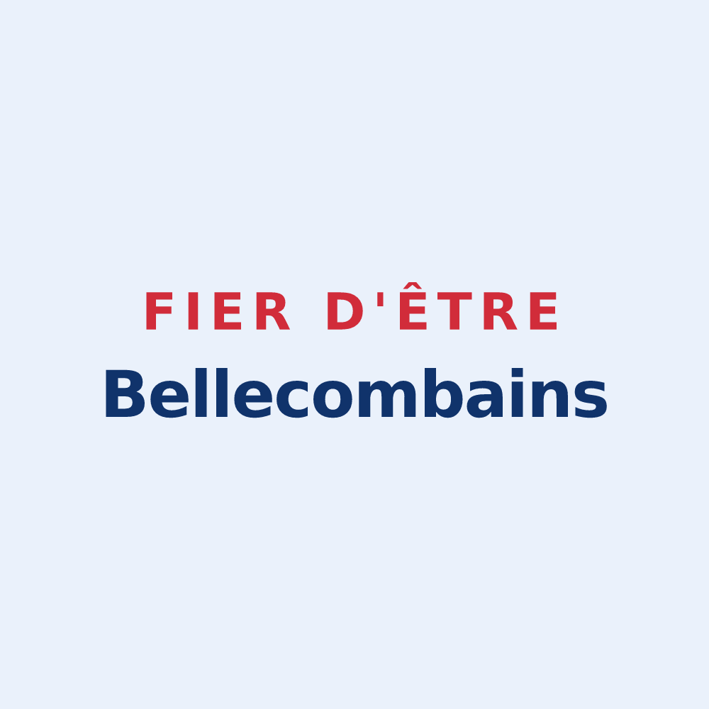 Sticker « Fier d'être Bellecombains » — design pour Notre-Dame-de-Bellecombe
