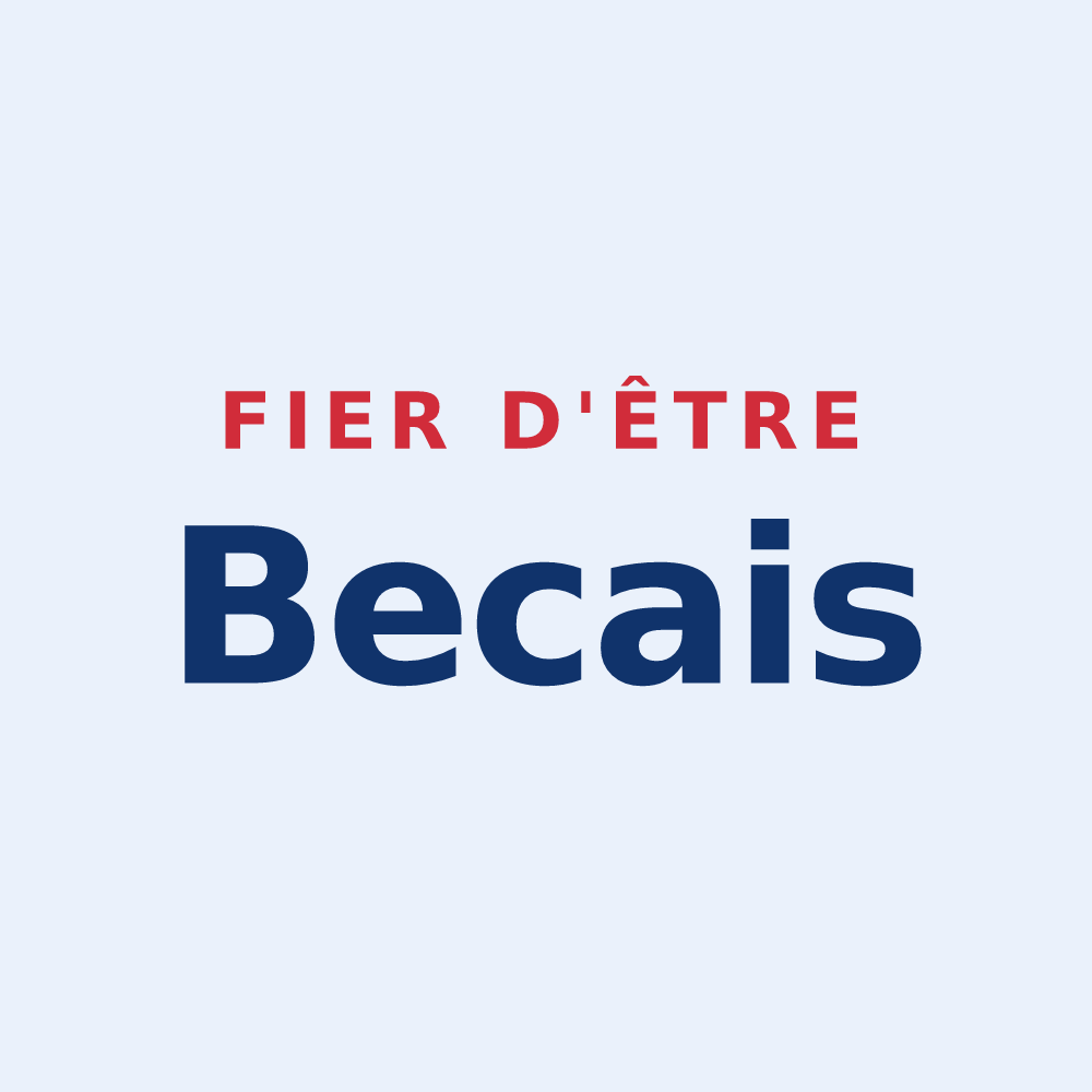 Sticker « Fier d'être Becais » — design pour Notre-Dame-du-Bec