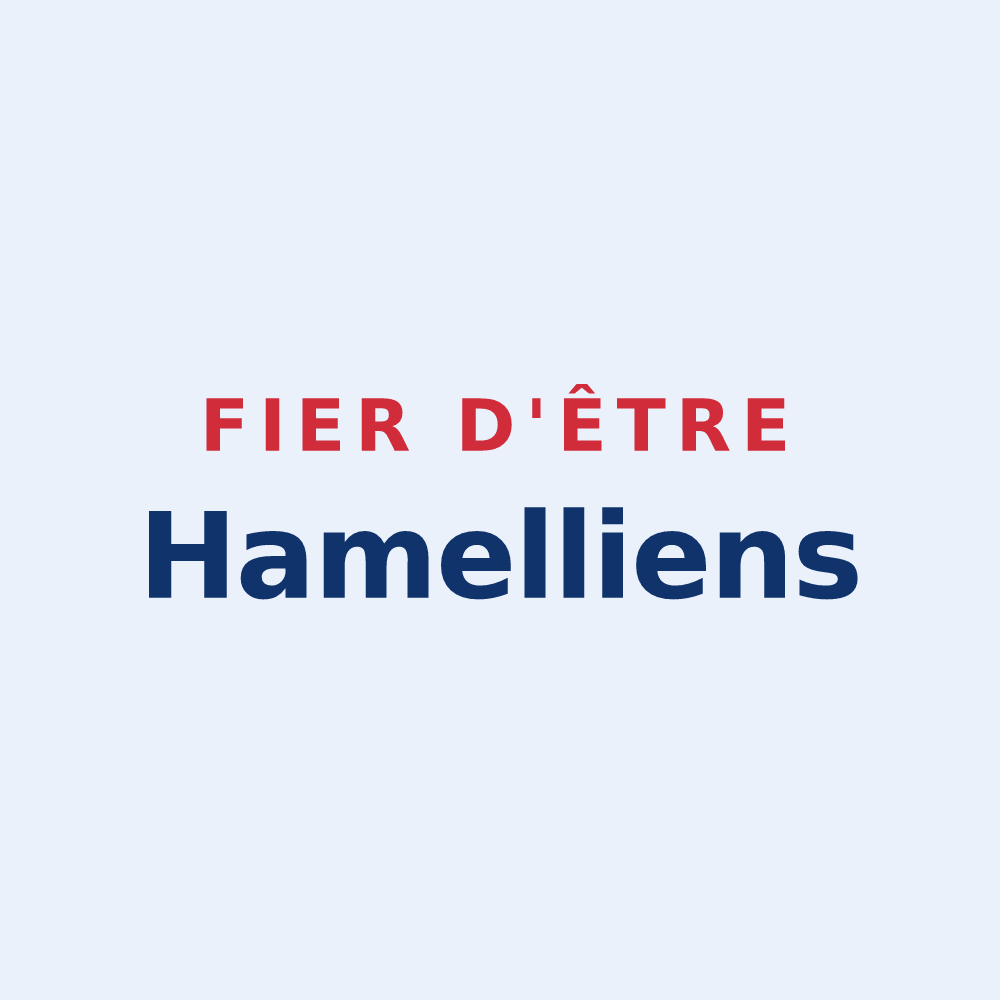 Sticker « Fier d'être Hamelliens » — design pour Notre-Dame-du-Hamel