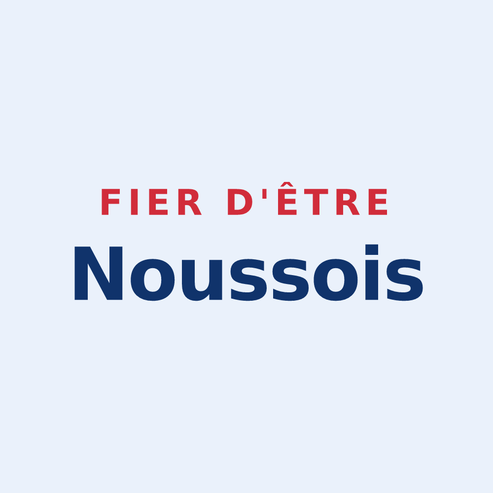 Sticker « Fier d'être Noussois » — design pour Nousse