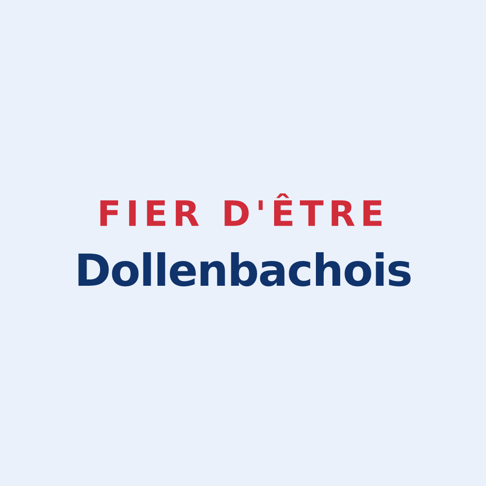 Sticker « Fier d'être Dollenbachois » — design pour Nousseviller-lès-Bitche