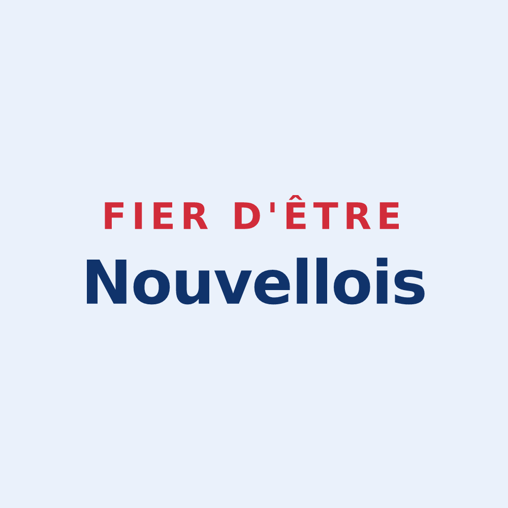 Sticker « Fier d'être Nouvellois » — design pour Nouvelle-Église