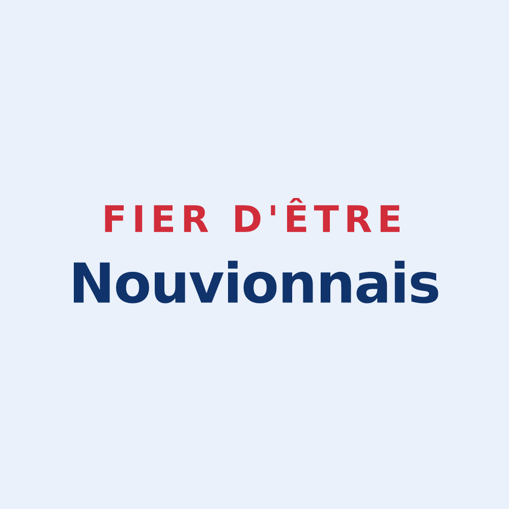 Sticker « Fier d'être Nouvionnais » — design pour Nouvion