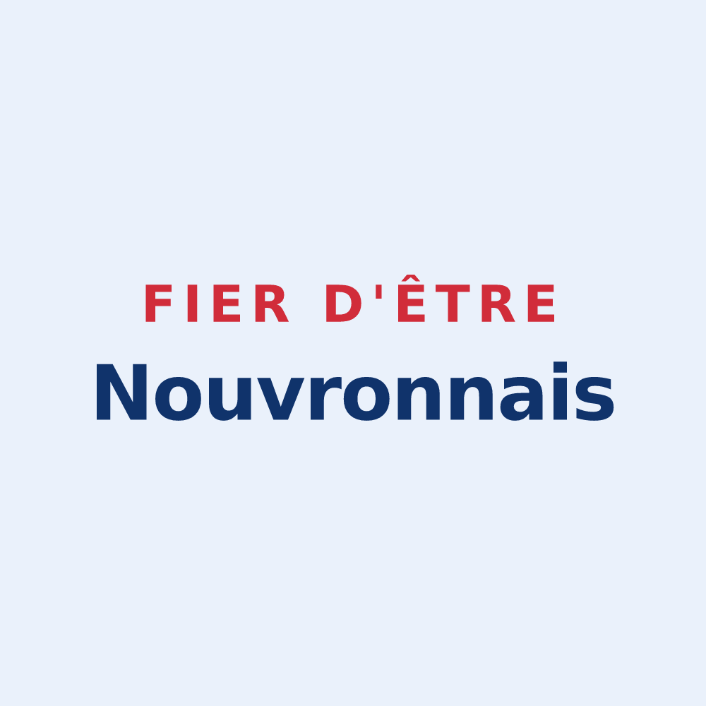 Sticker « Fier d'être Nouvronnais » — design pour Nouvron-Vingré