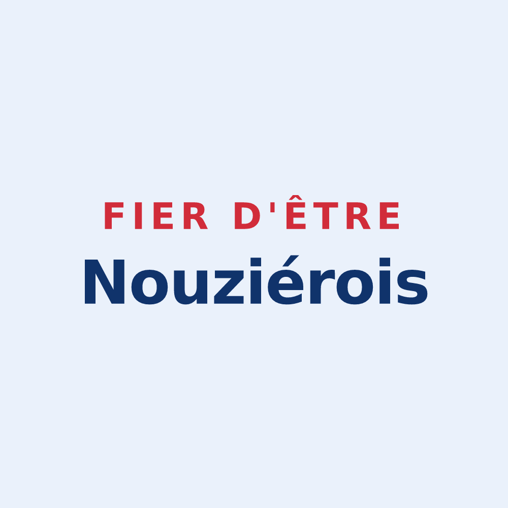 Sticker « Fier d'être Nouziérois » — design pour Nouziers