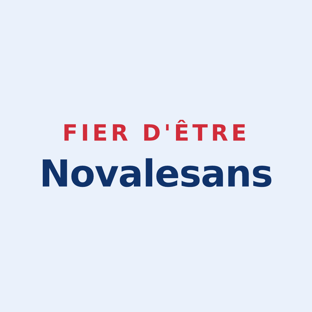 Sticker « Fier d'être Novalesans » — design pour Novalaise