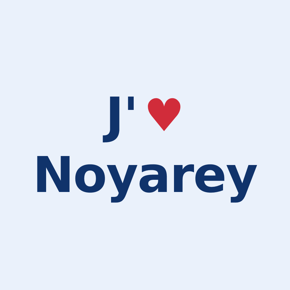 Sticker personnalisé Noyarey — design J'aime Noyarey