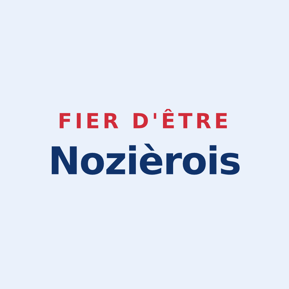 Sticker « Fier d'être Nozièrois » — design pour Nozières