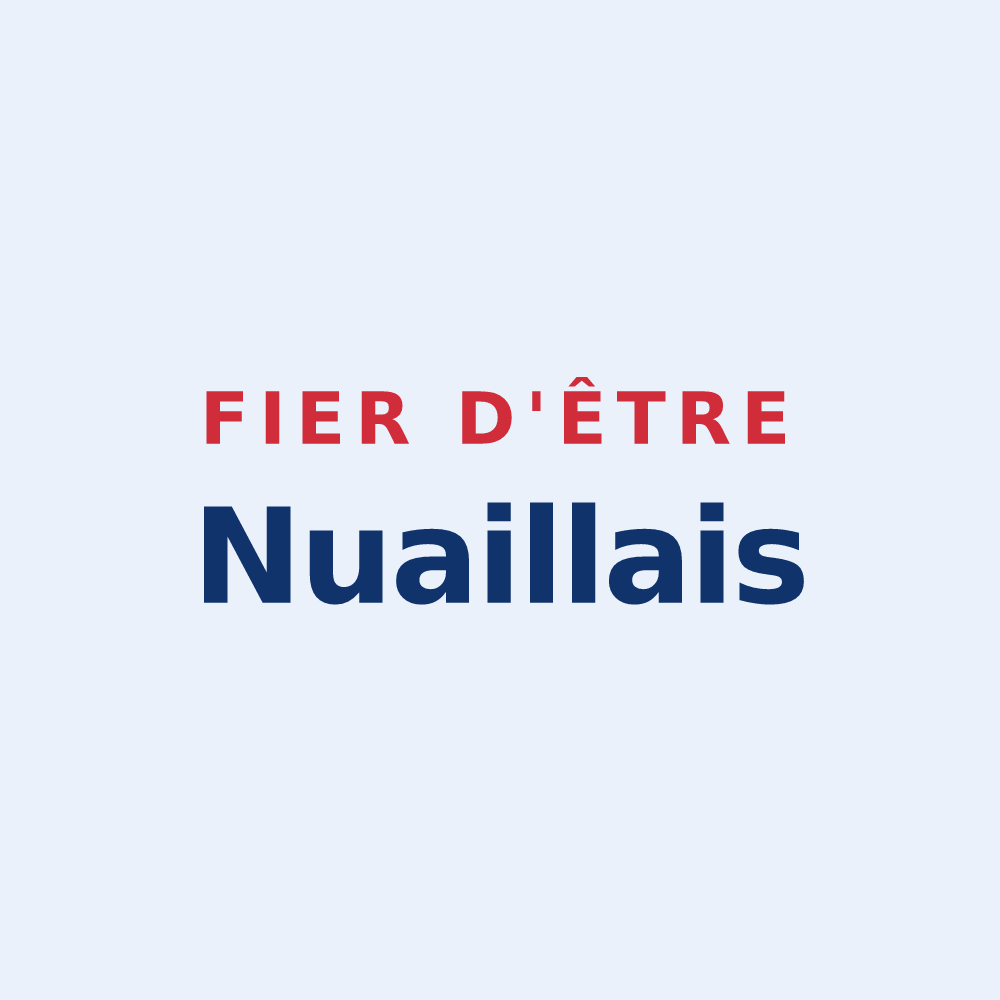 Sticker « Fier d'être Nuaillais » — design pour Nuaillé