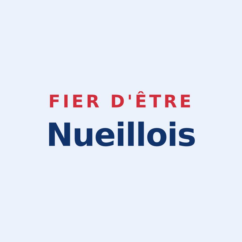 Sticker « Fier d'être Nueillois » — design pour Nueil-sous-Faye