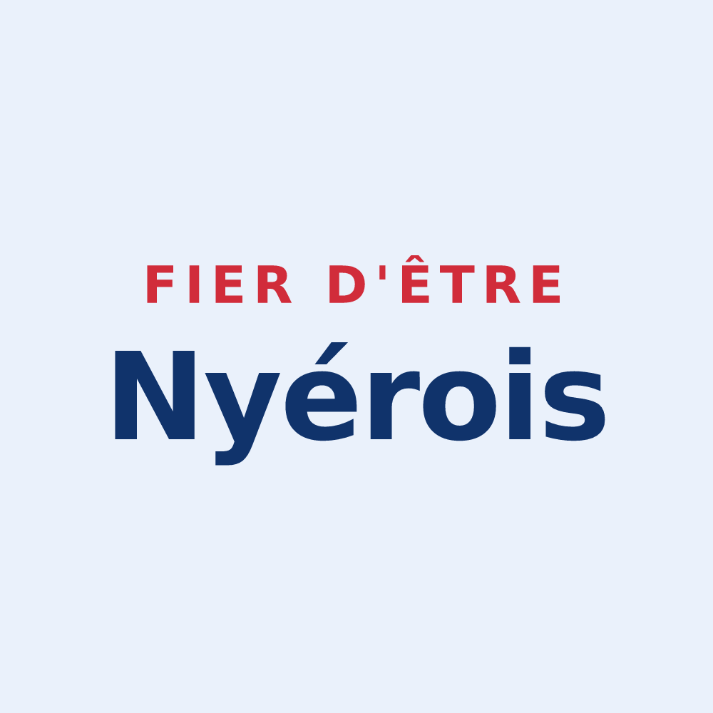 Sticker « Fier d'être Nyérois » — design pour Nyer