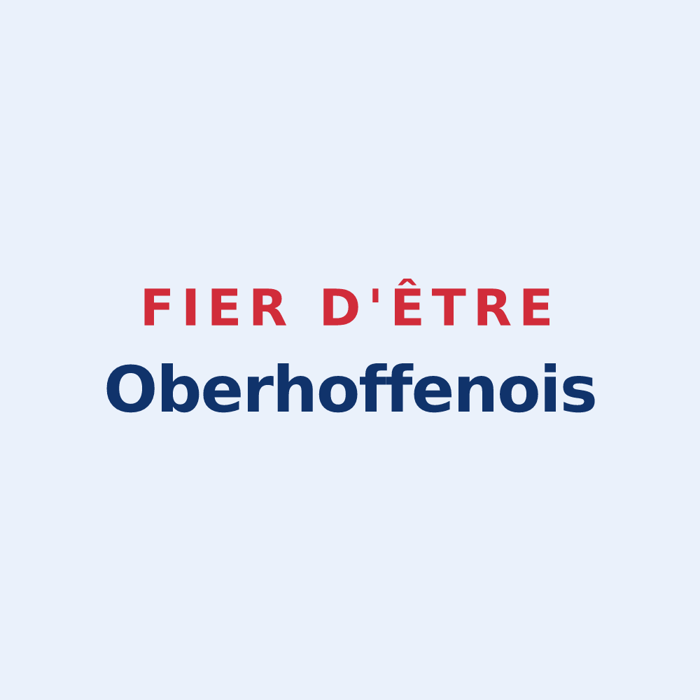 Sticker « Fier d'être Oberhoffenois » — design pour Oberhoffen-sur-Moder