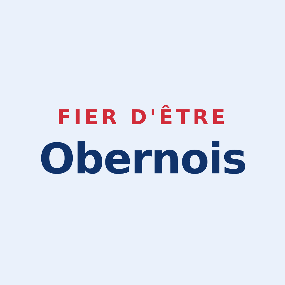 Sticker « Fier d'être Obernois » — design pour Obernai
