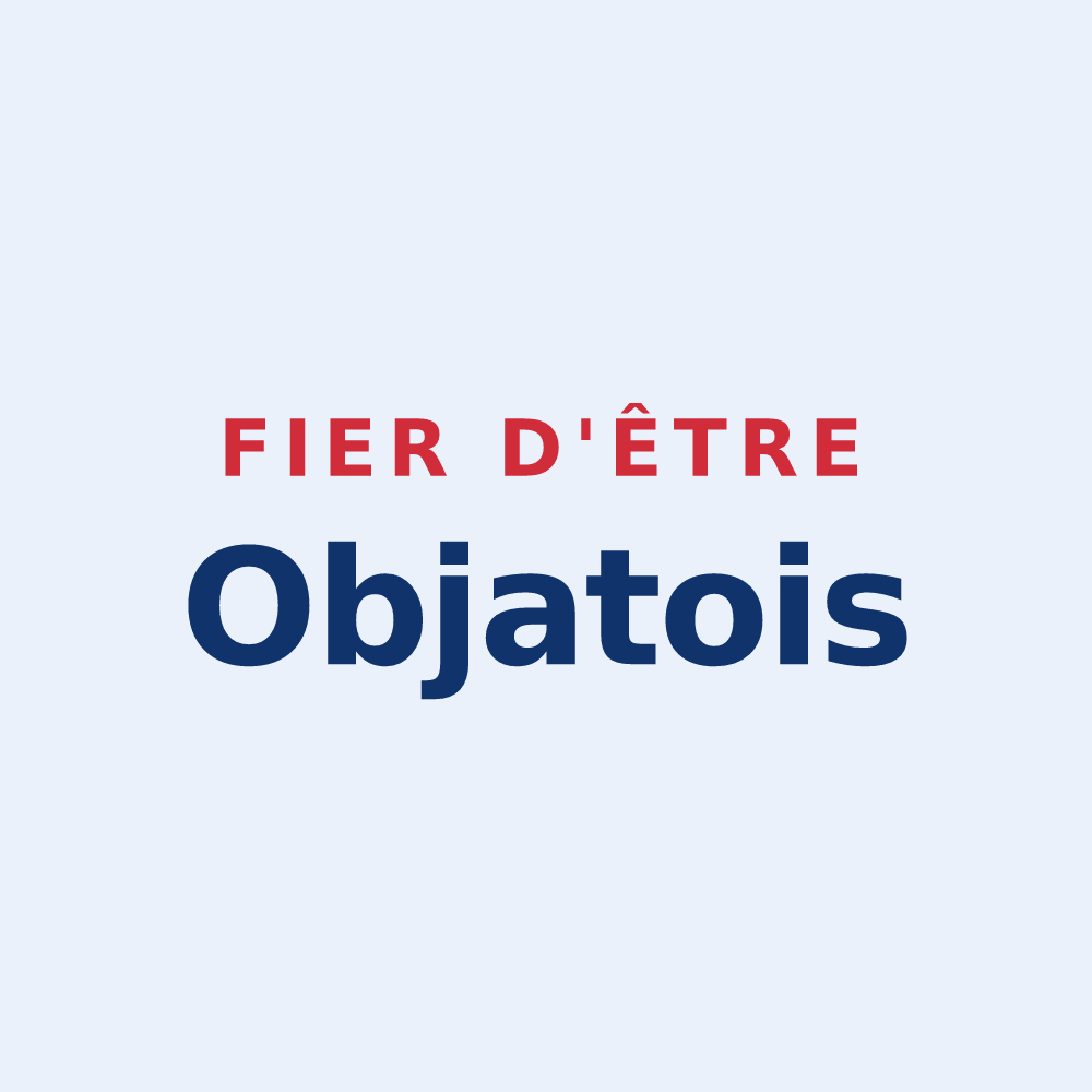 Sticker « Fier d'être Objatois » — design pour Objat