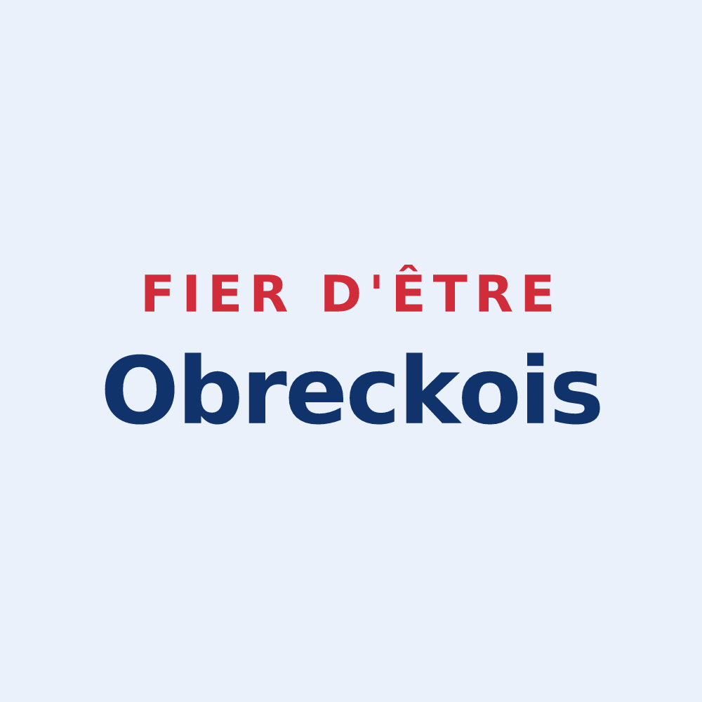 Sticker « Fier d'être Obreckois » — design pour Obreck