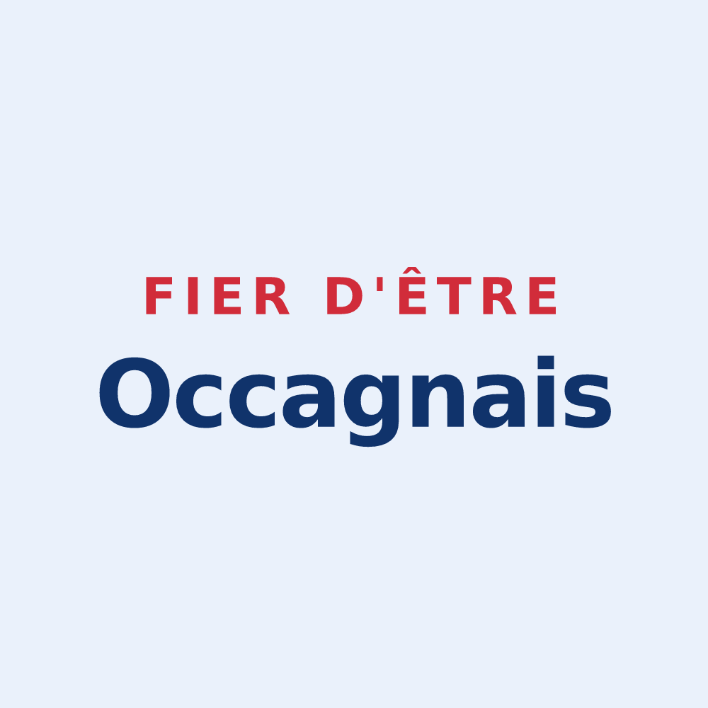 Sticker « Fier d'être Occagnais » — design pour Occagnes