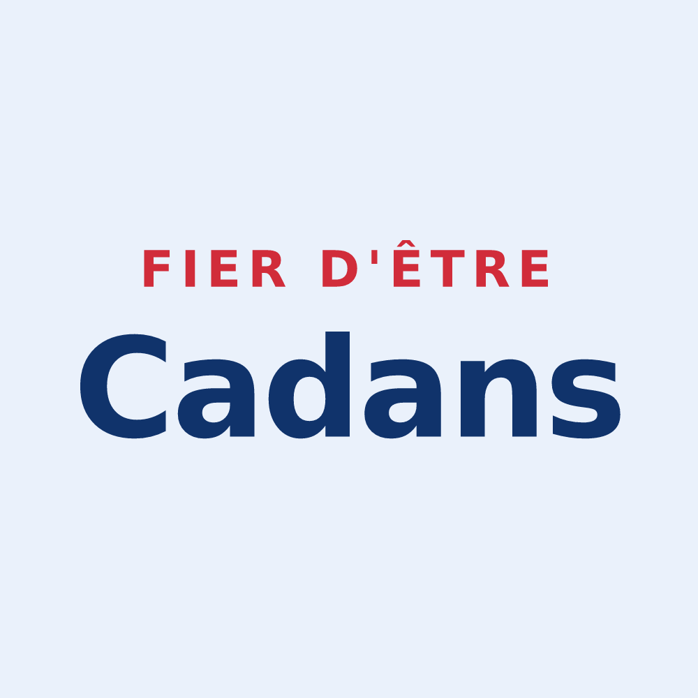 Sticker « Fier d'être Cadans » — design pour Ochey