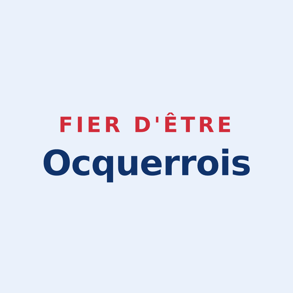 Sticker « Fier d'être Ocquerrois » — design pour Ocquerre