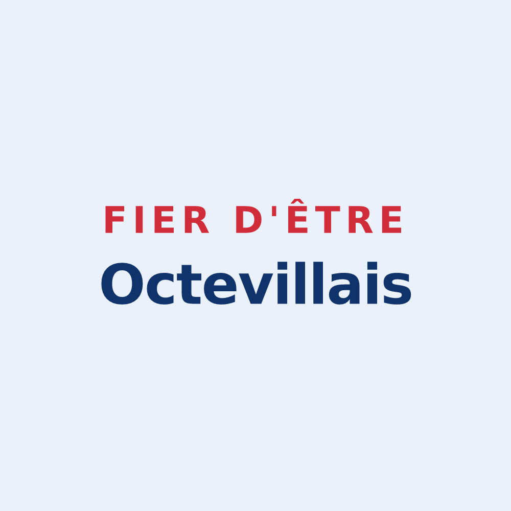 Sticker « Fier d'être Octevillais » — design pour Octeville-sur-Mer