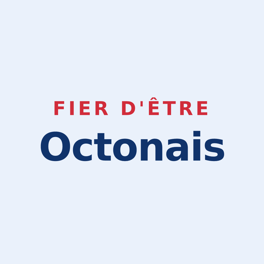 Sticker « Fier d'être Octonais » — design pour Octon