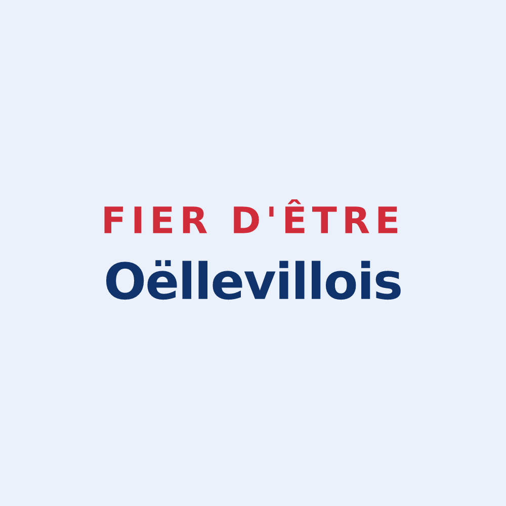 Sticker « Fier d'être Oëllevillois » — design pour Oëlleville
