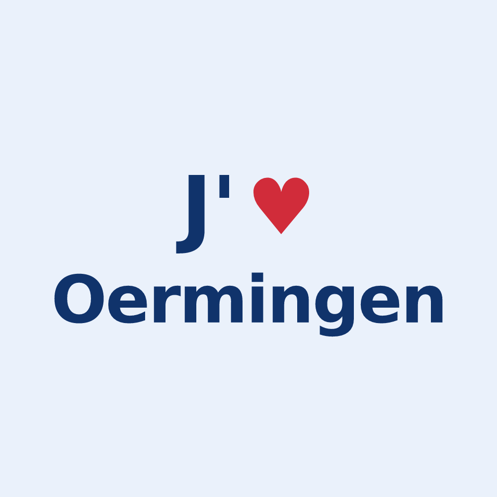 Sticker personnalisé Oermingen — design J'aime Oermingen