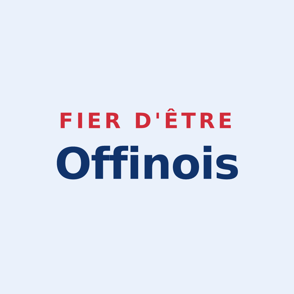 Sticker « Fier d'être Offinois » — design pour Offin
