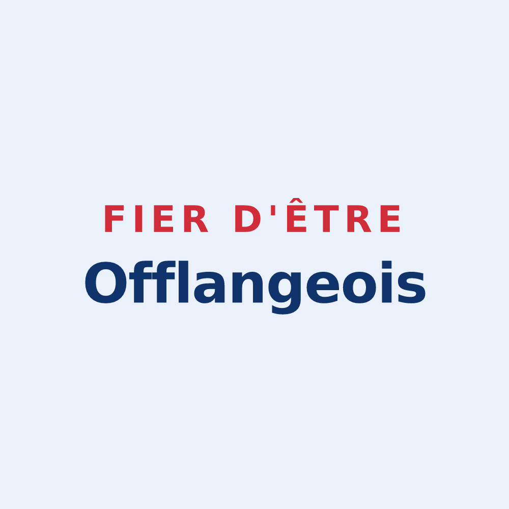 Sticker « Fier d'être Offlangeois » — design pour Offlanges
