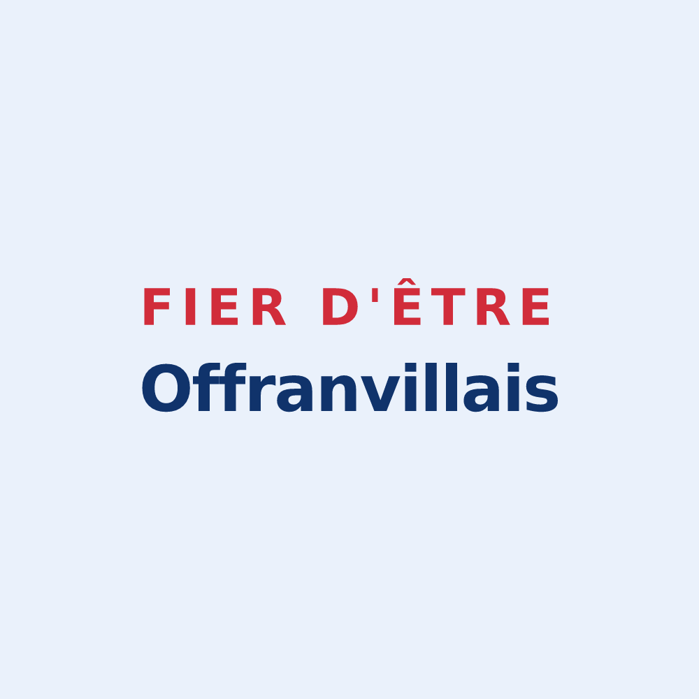 Sticker « Fier d'être Offranvillais » — design pour Offranville