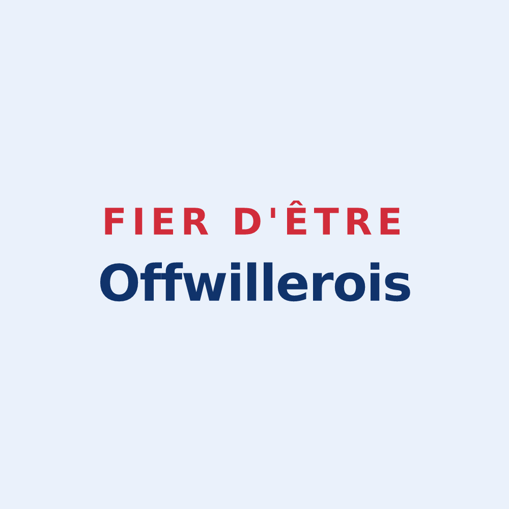 Sticker « Fier d'être Offwillerois » — design pour Offwiller