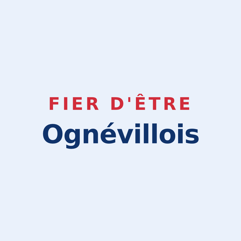 Sticker « Fier d'être Ognévillois » — design pour Ognéville