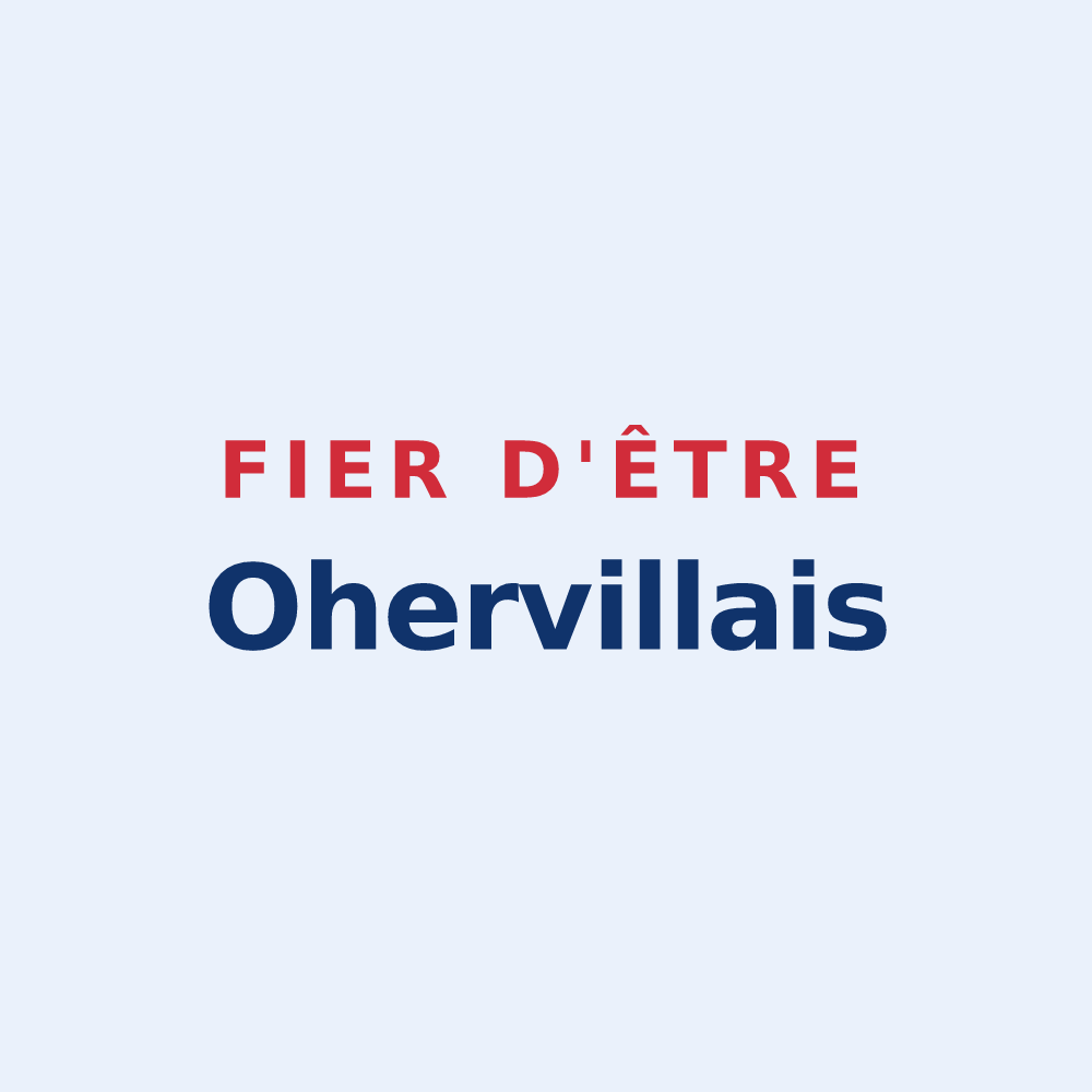Sticker « Fier d'être Ohervillais » — design pour Oherville
