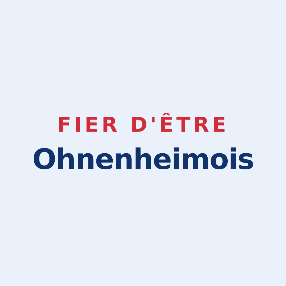 Sticker « Fier d'être Ohnenheimois » — design pour Ohnenheim