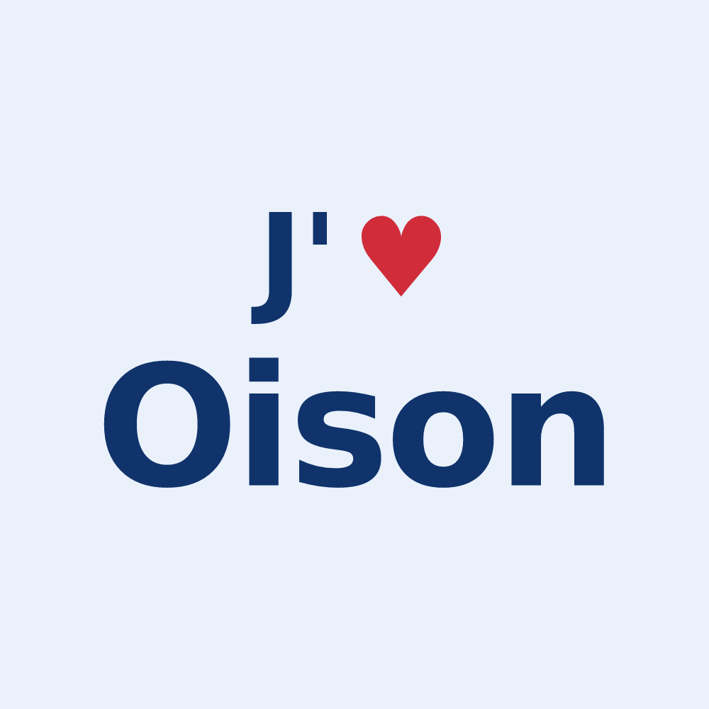 Sticker personnalisé Oison — design J'aime Oison