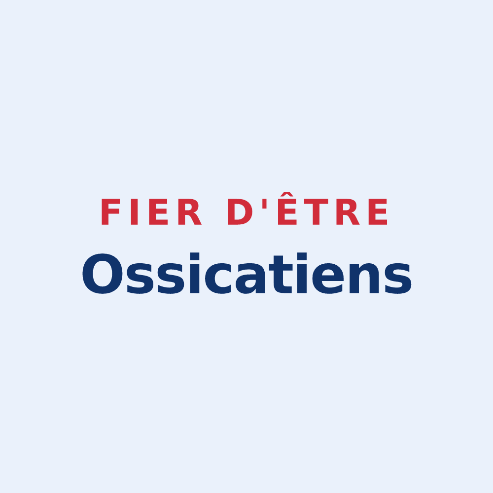 Sticker « Fier d'être Ossicatiens » — design pour Oisy-le-Verger