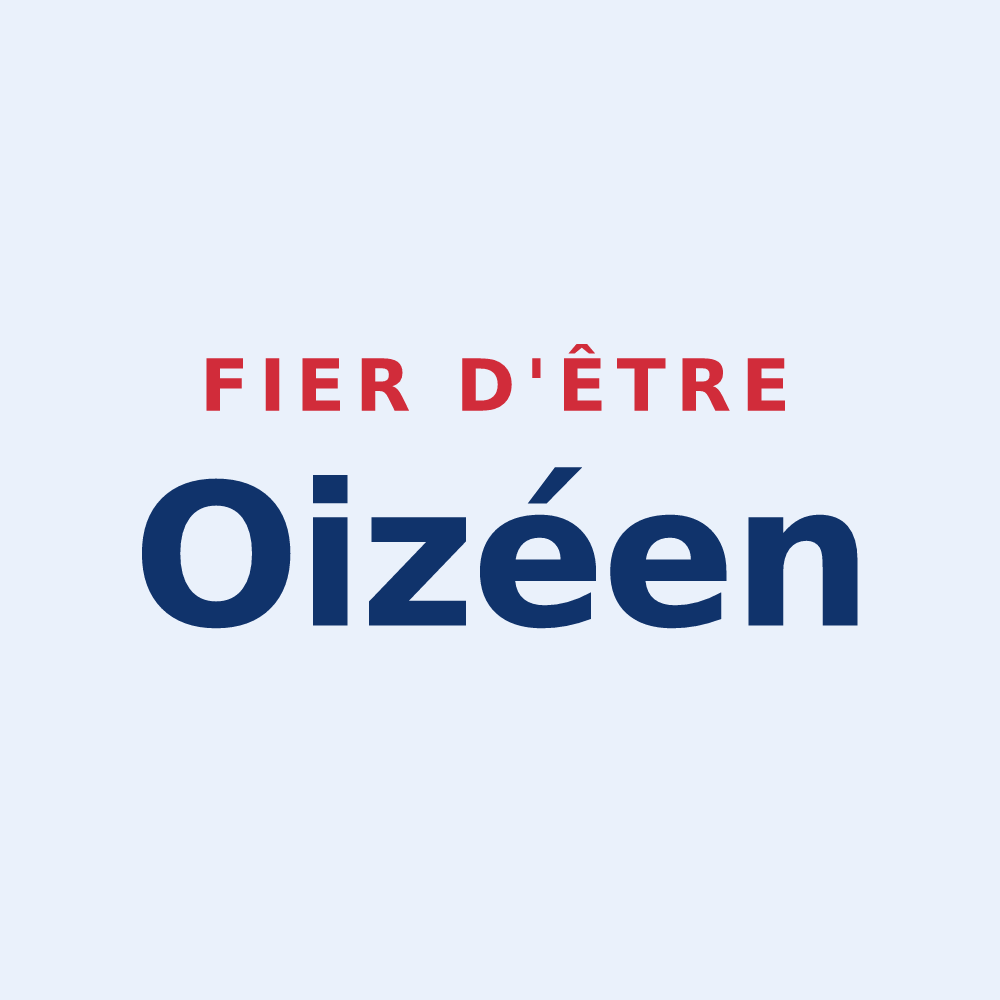 Sticker « Fier d'être Oizéen » — design pour Oizé