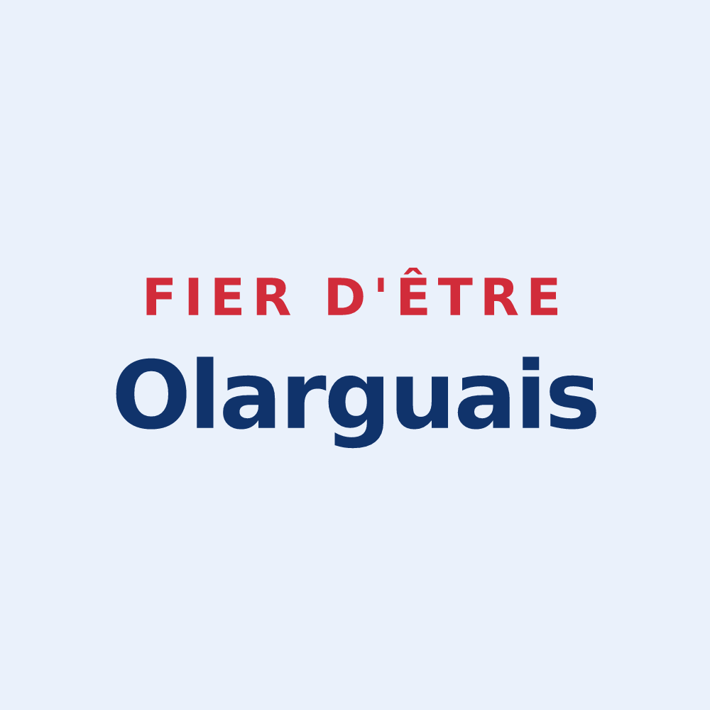 Sticker « Fier d'être Olarguais » — design pour Olargues