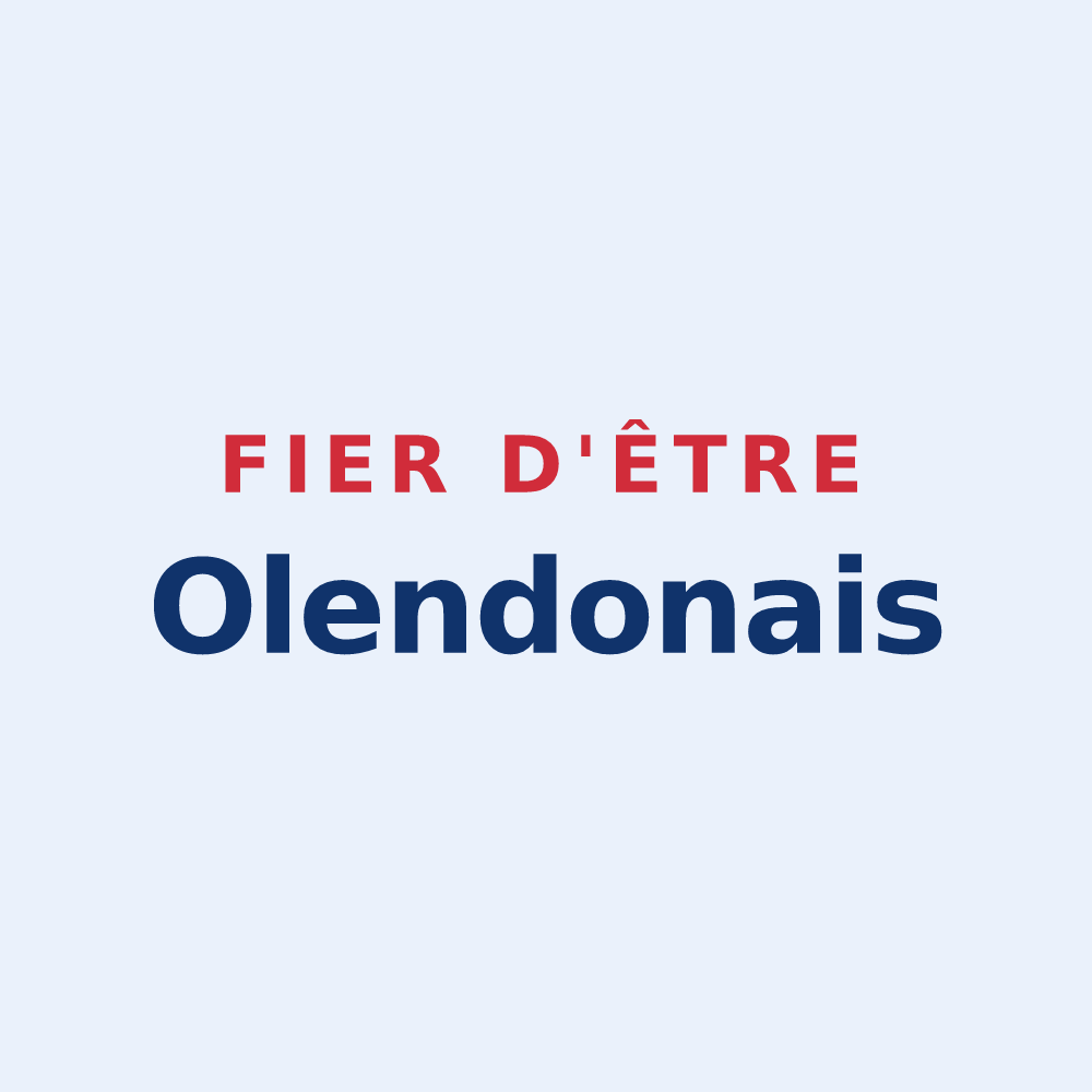 Sticker « Fier d'être Olendonais » — design pour Olendon