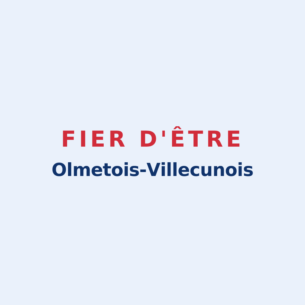 Sticker « Fier d'être Olmetois-Villecunois » — design pour Olmet-et-Villecun