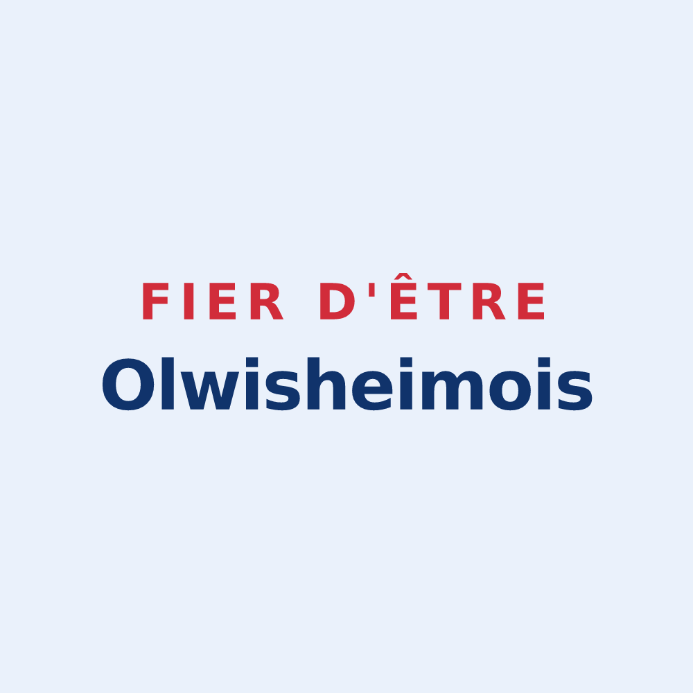 Sticker « Fier d'être Olwisheimois » — design pour Olwisheim