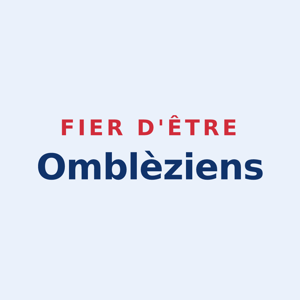 Sticker « Fier d'être Omblèziens » — design pour Omblèze