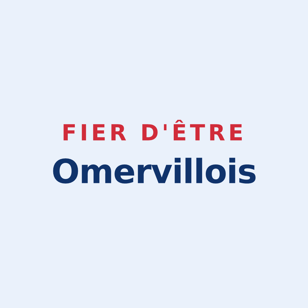 Sticker « Fier d'être Omervillois » — design pour Omerville