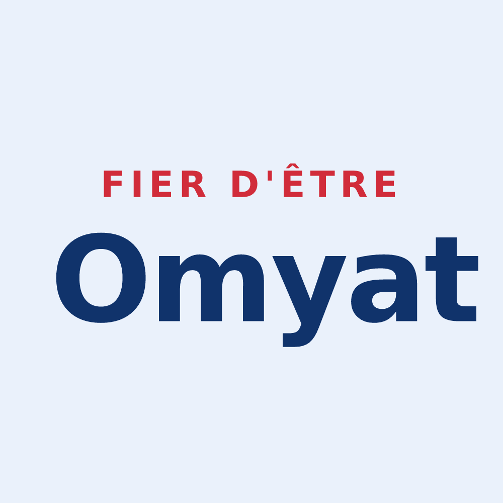 Sticker « Fier d'être Omyat » — design pour Omey
