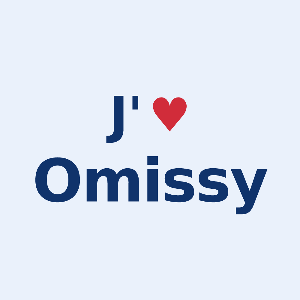 Sticker personnalisé Omissy — design J'aime Omissy