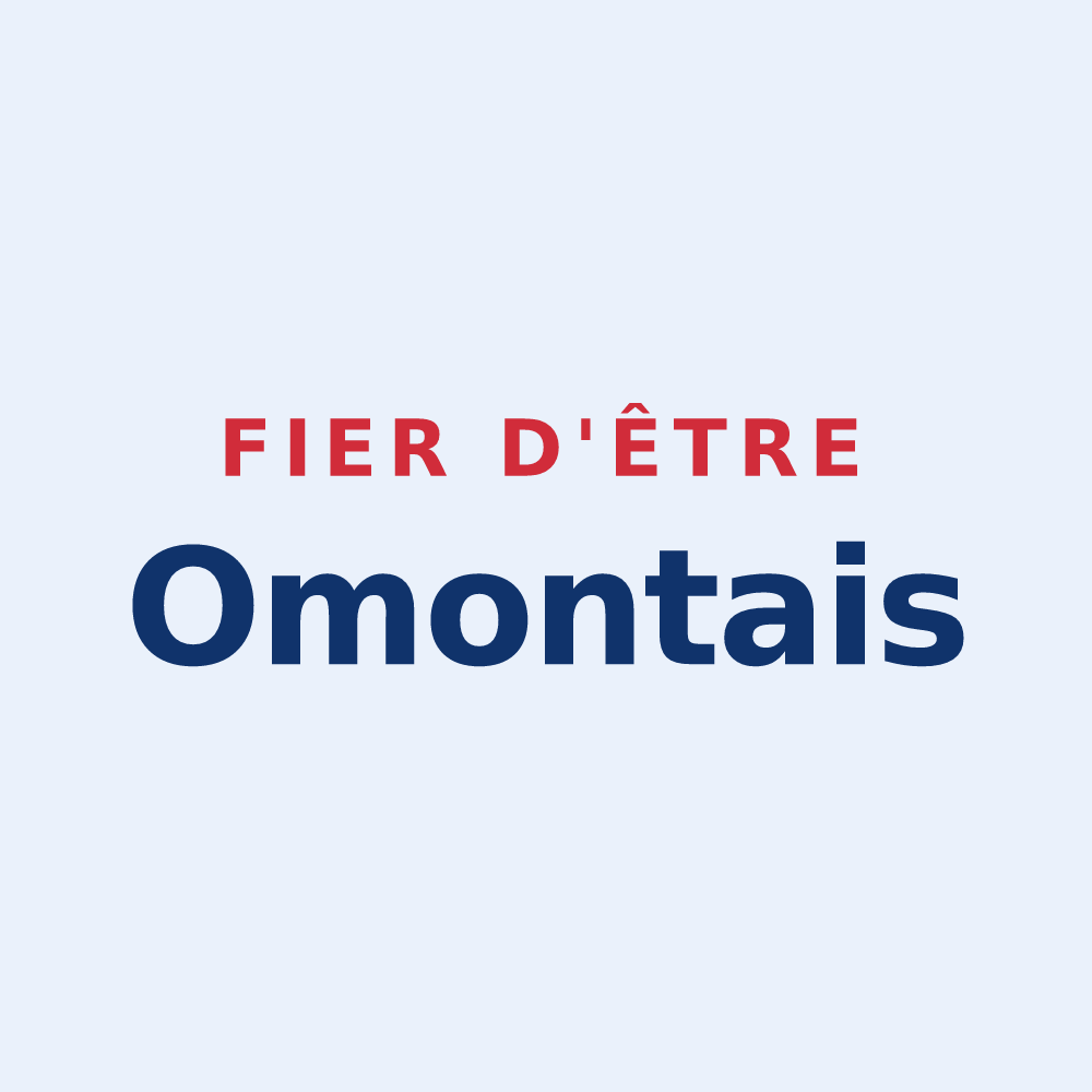 Sticker « Fier d'être Omontais » — design pour Omont