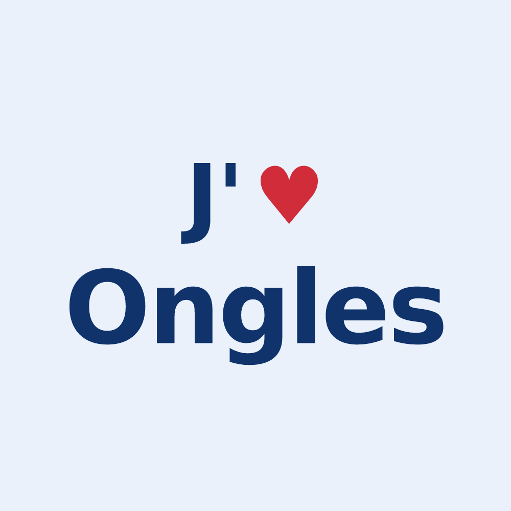 Sticker personnalisé Ongles — design J'aime Ongles