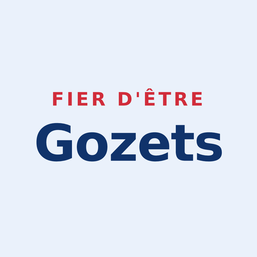 Sticker « Fier d'être Gozets » — design pour Onjon