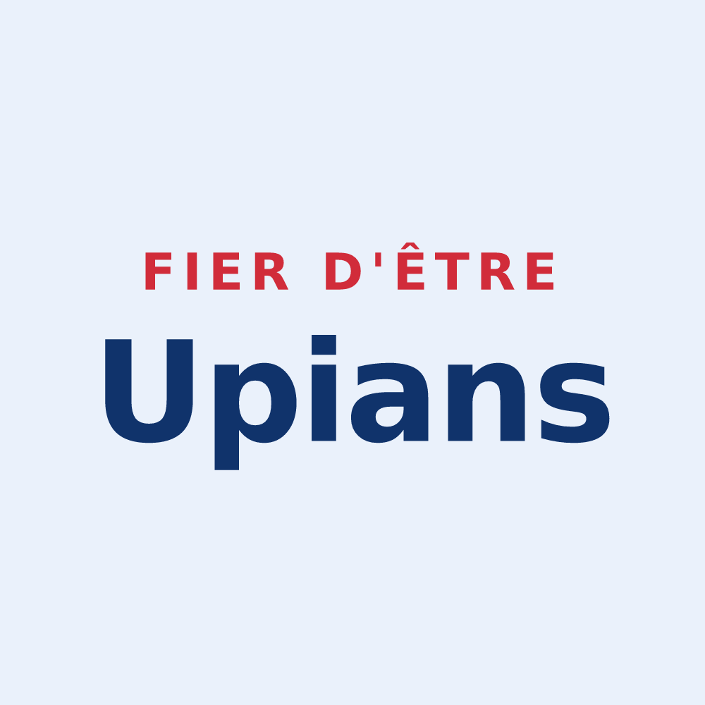 Sticker « Fier d'être Upians » — design pour Opio
