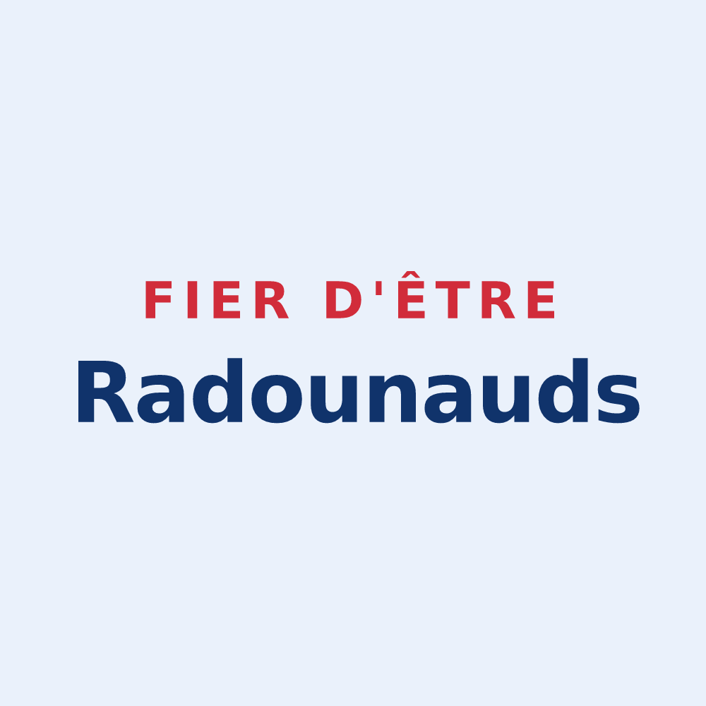 Sticker « Fier d'être Radounauds » — design pour Oradour-sur-Glane